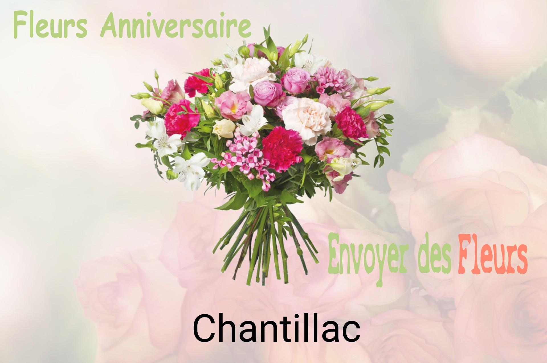 Bouquet de fleurs d’anniversaire livré à Chantillac