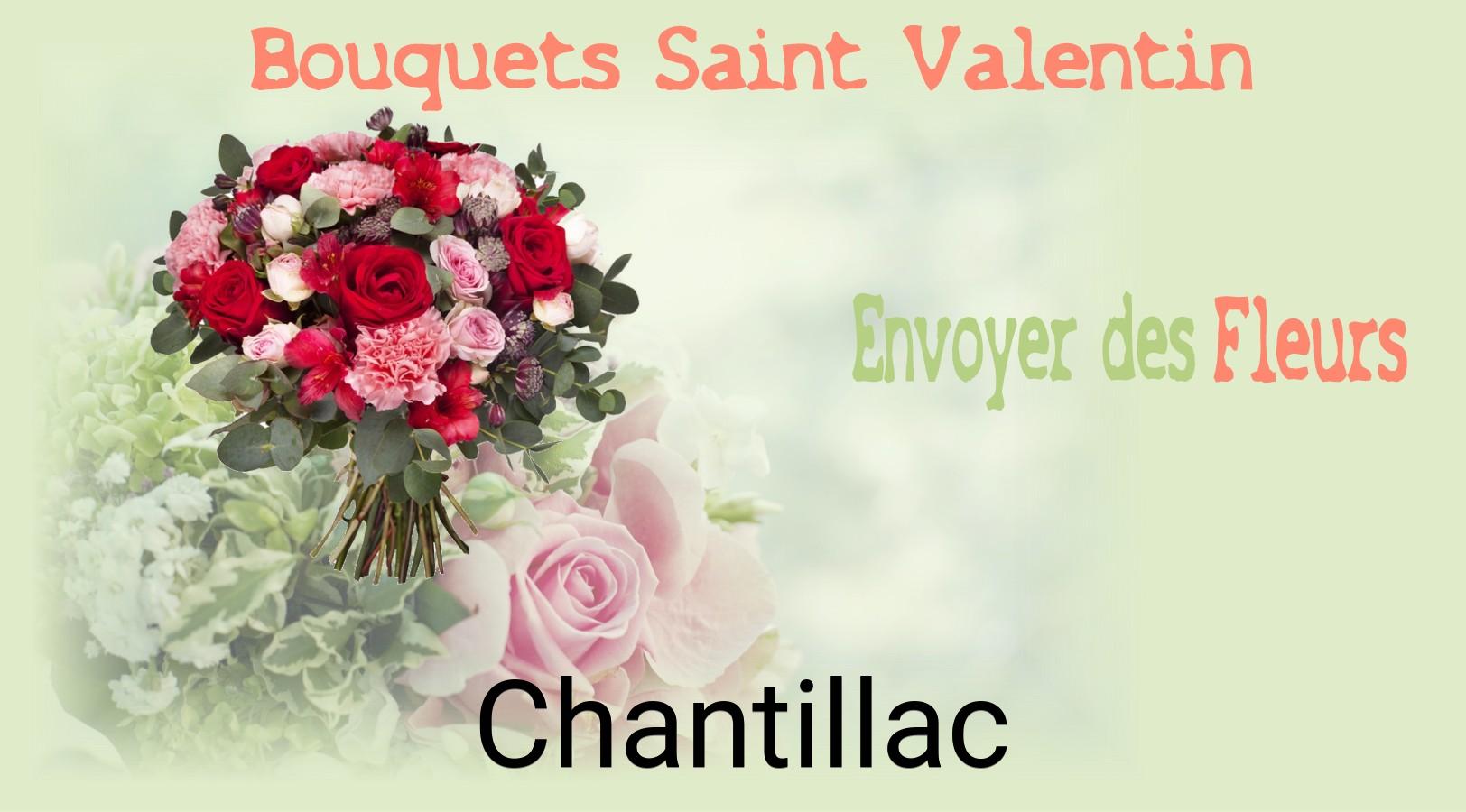 Roses de Saint-Valentin livrées à Chantillac